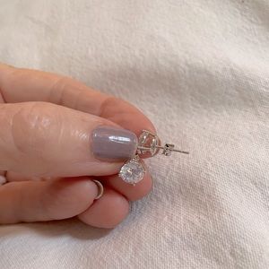 1 carat lab created diamond earrings